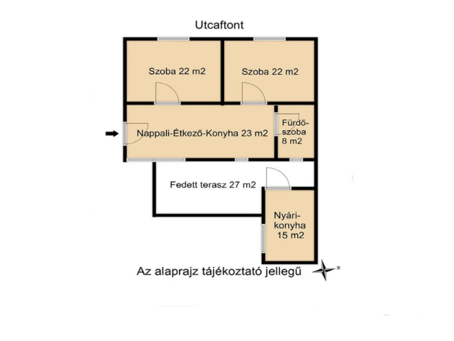 Frekventált helyen családi ház eladó