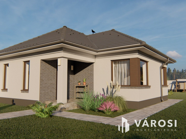 Modern, hőszivattyús, 106 m2-es családi ház népszerű helyen