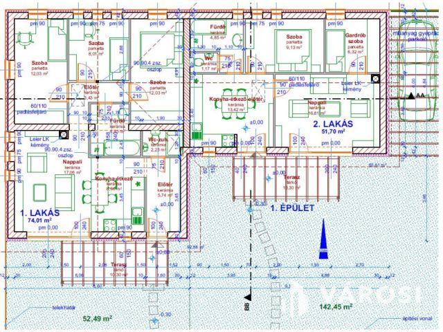 Kertes lakás Mindszenten