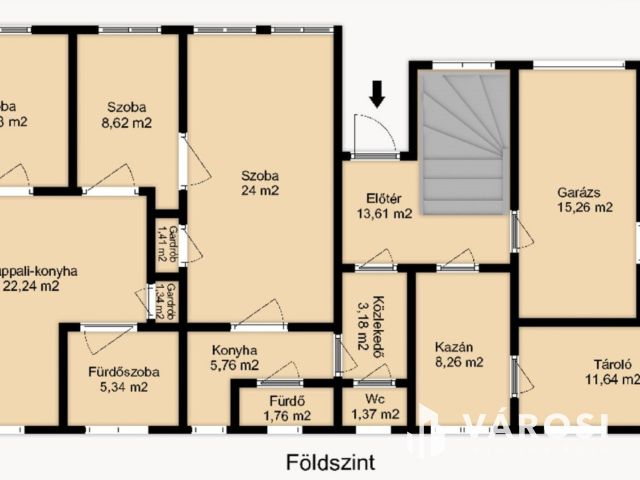 Pilisszentkereszten, három lakásos, családi ház eladó