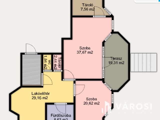 Budaörsön, sorházas beépítésű utcában, lakás eladó