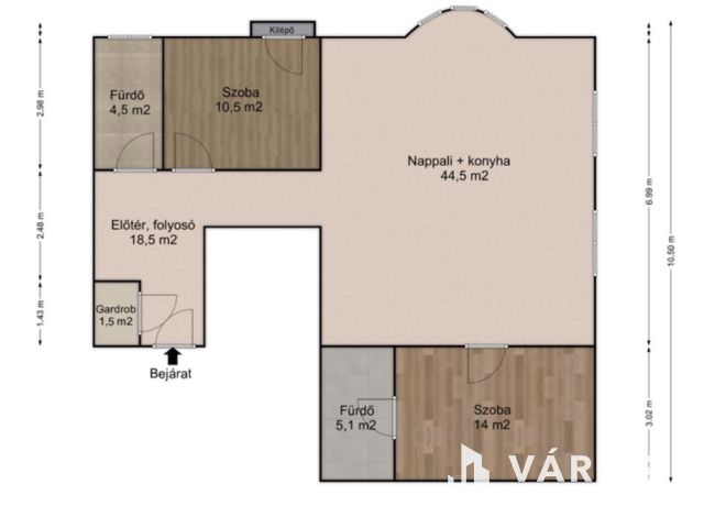 Kiadó Luxuslakás Újlipótvárosban a Vígszínház mellett