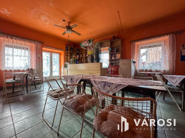 Főútvonal mellett, vállalkozásra alkalmas családi ház eladó!